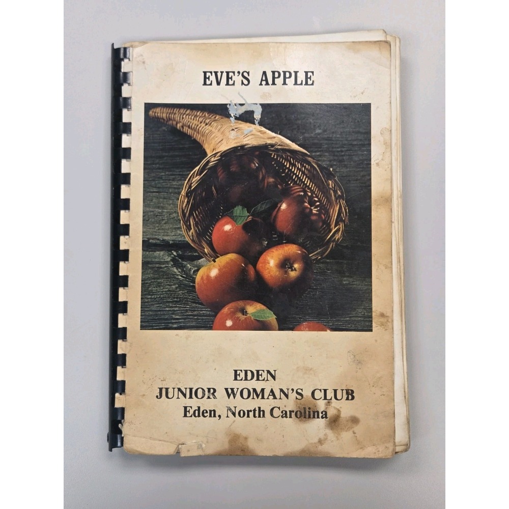 Eden Junior Women's Club Cookbook Eden North Carolina 1977 Local Contributors
